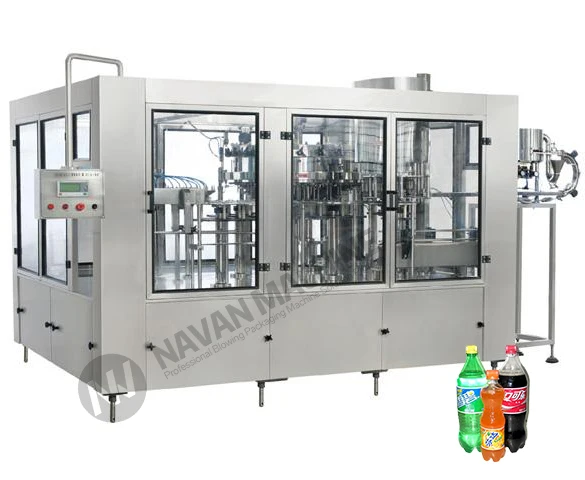 Navan Full Set Automatic 500ml 1L Plastic Bottle Carbonated Drink Filling Machine Carbonated Drink Production Line