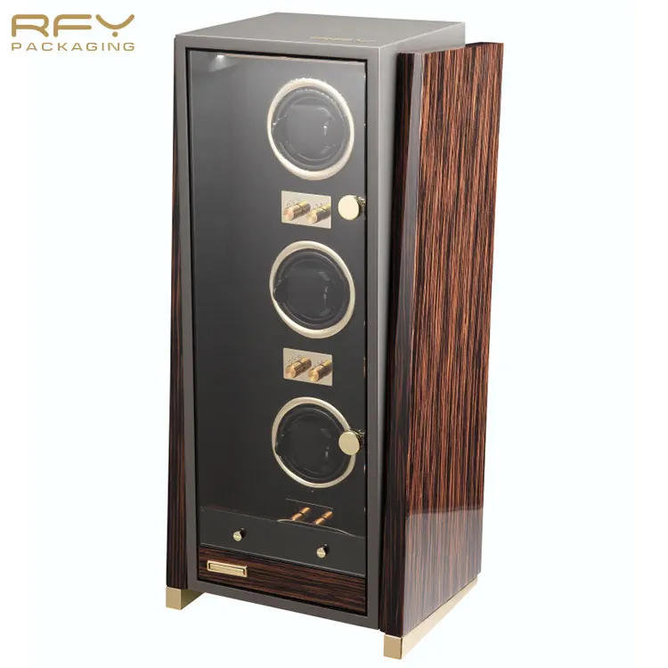 FSC custom MDF Роскошная Подарочная деревянная коробка для часов упаковочная коробка для намотки и дисплея часов