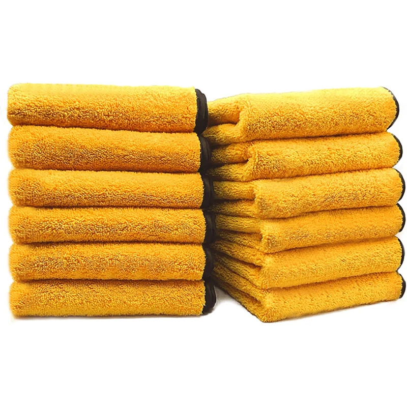 Чистящее полотенце из микрофибры для автомобиля от поставщика, полотенце для сушки автомобиля, супервпитывающее полотенце для мытья автомобиля