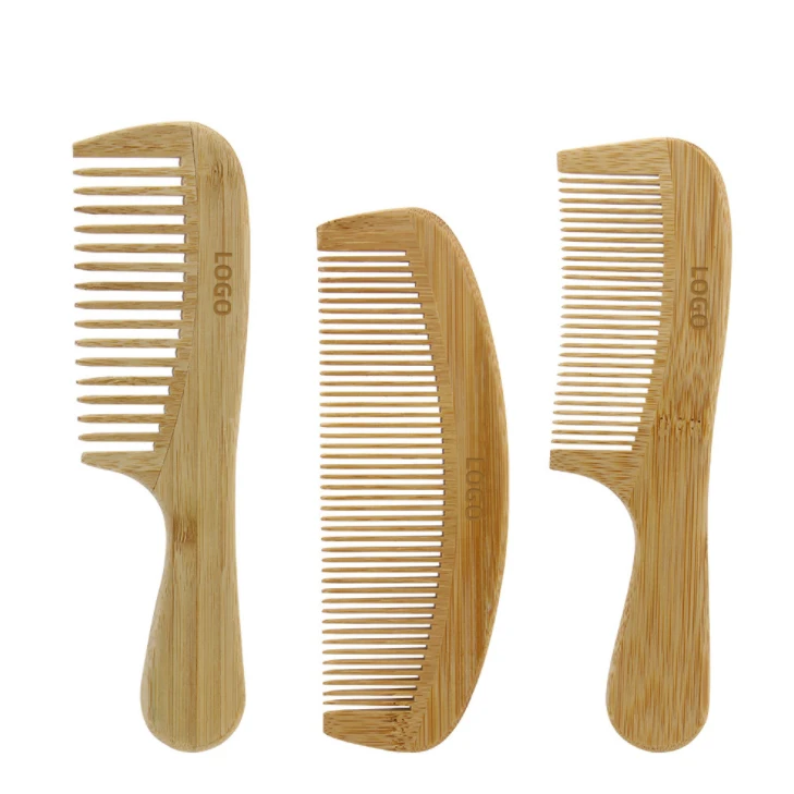 Bamboo hair dye brush beard brush and comb bamboo haircomb bamboo handle hair brush combs