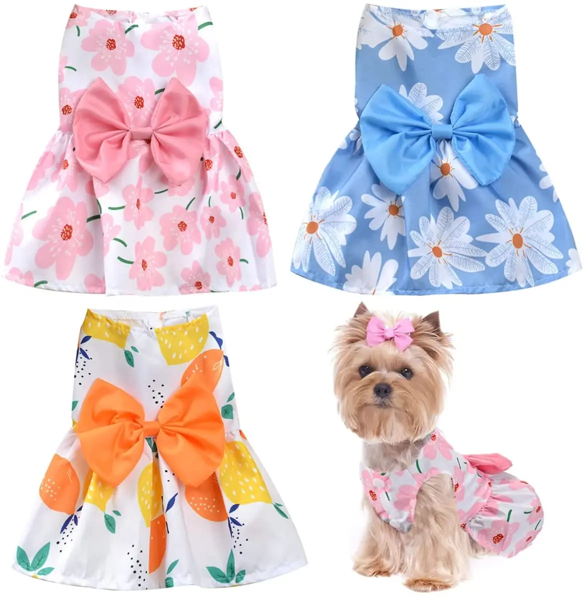 Cute Pet Small Dog Clothes Princess Dress, Pet Dog Tweed Sweater Teddy  Poodle Pet Dog Jacket Products Accessories