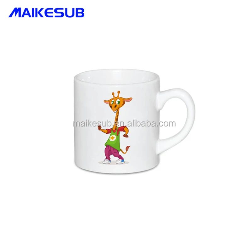 sublimation ceramic mug 6oz customized picture round handle sublimation blank coffee mugs