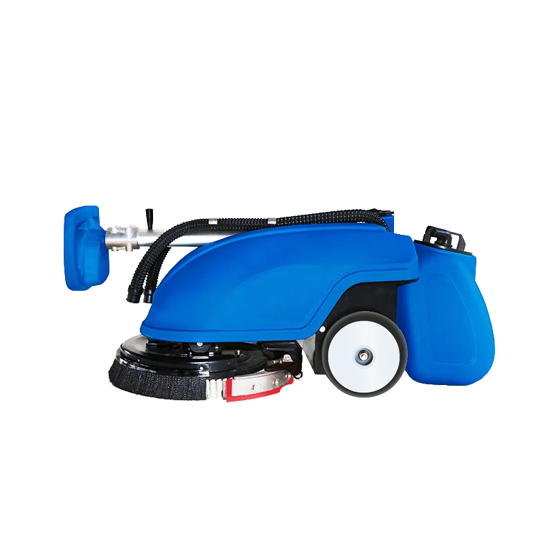 small road cleaning machine electric hand push mini single disc floor scrubber