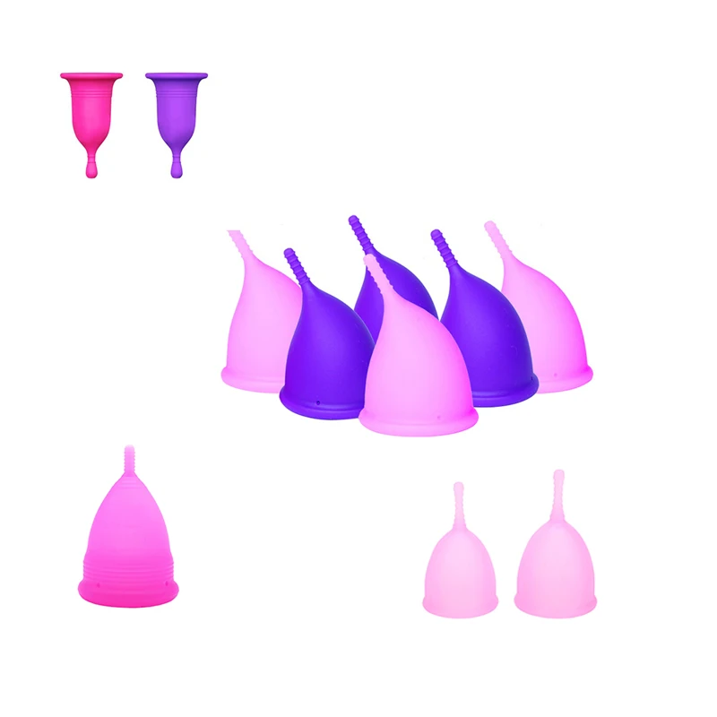 2020 CE 100% медицинского силикона леди менструальная чаша, многоразовые менструальная чаша