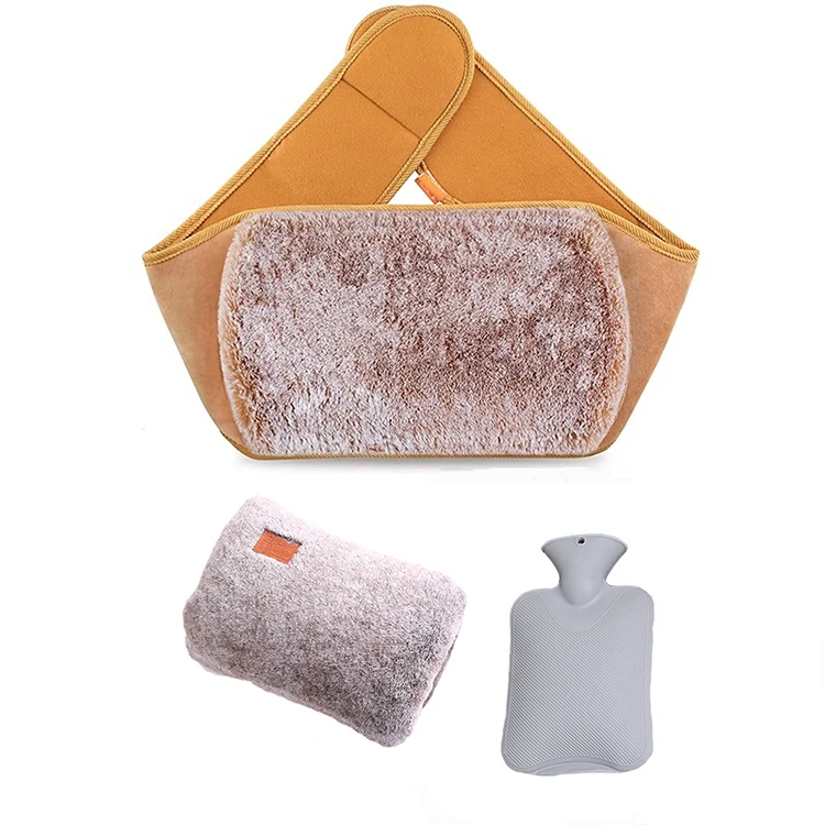 Hot sale hot water bottle belt Hot water bag with cover 1000ml PVC bag electric hot water bag cover
