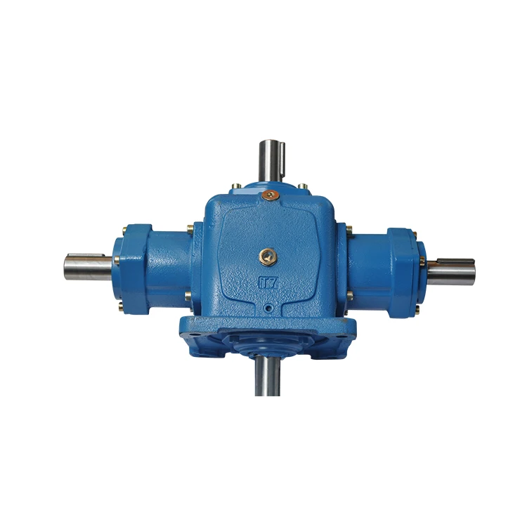 Low Noise & High Speed 90 Degree 1:1 ratio Spiral Bevel vertical shaft gearbox reducer