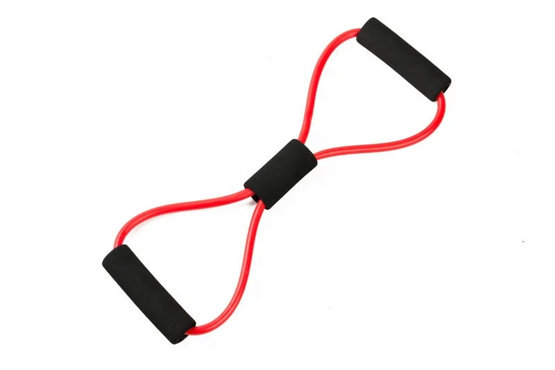 Exercise Bands Resistance Exercise, Figure 8 Fitness Equipment Tube Workout Exercise Elastic Resistance Band for Yoga