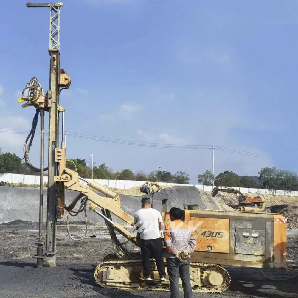 Split rock anchors drill rig sloping anchoring Small ZEGA 430S drilling rig for tunnel grouting anchor drill with electric motor