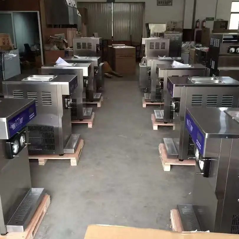 Self cleaning Table Top Soft Ice Cream Machine