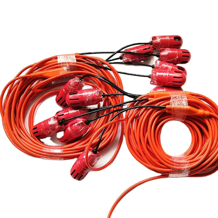24 Channels Hydrophone Cable YH-25-11A hydrophone 10 Hz with 61 pin (24-61) female Connector with tail ring