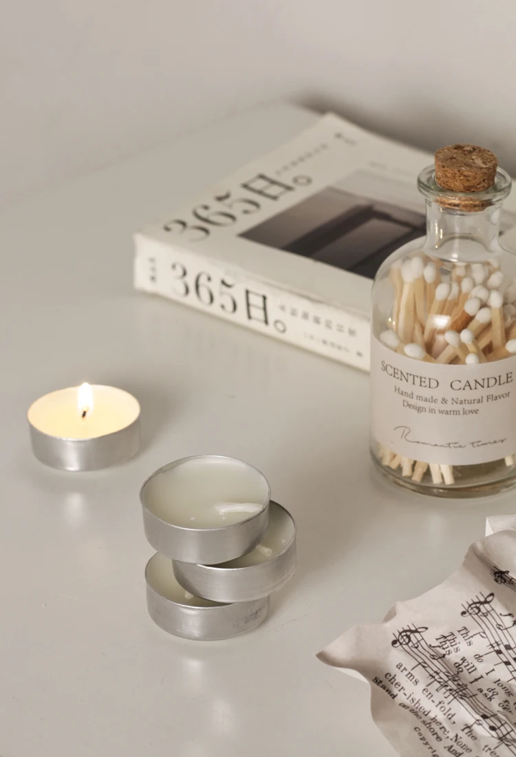 Wholesale Smokeless Floating Aluminium Diwali Candle Tea Light Candles In Home Decora