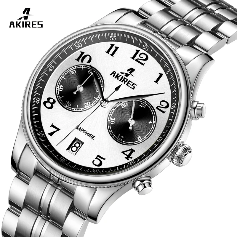 Minimalist Waterproof 30M Sports Quartz Wrist Watch Japan Movement Relojes Luminous Men 42Mm Watches Chronograph Movt Hong Kong