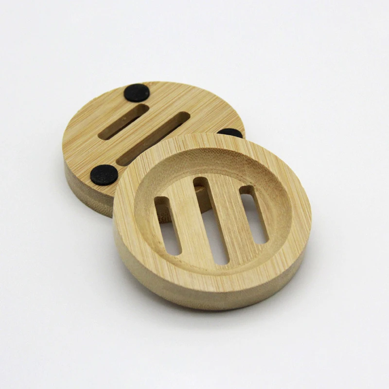 Tailai Eco Friendly Rustic Bar Soap Dish Bamboo Soap Dish Holder For Bathroom Shower Kitchen Bamboo Soap Dish Holder