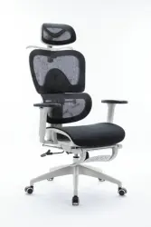 Ergonomic Multi Function Executive Computer Swivel Chair Adjustable Mesh Office Computer Desk Chairs Mesh with footrest