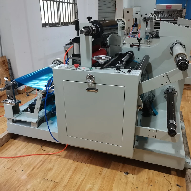 High Speed Automatic Roll Paper Label cutting machine Slitting Rewinder