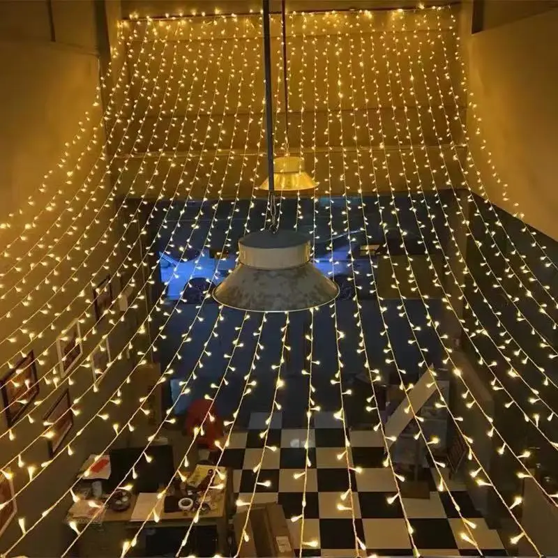 Outdoor String Lights Fireworks Lamp Dandelion Lawn Lamps Waterproof Fairy Garland String Light Lawn Street Decor Light