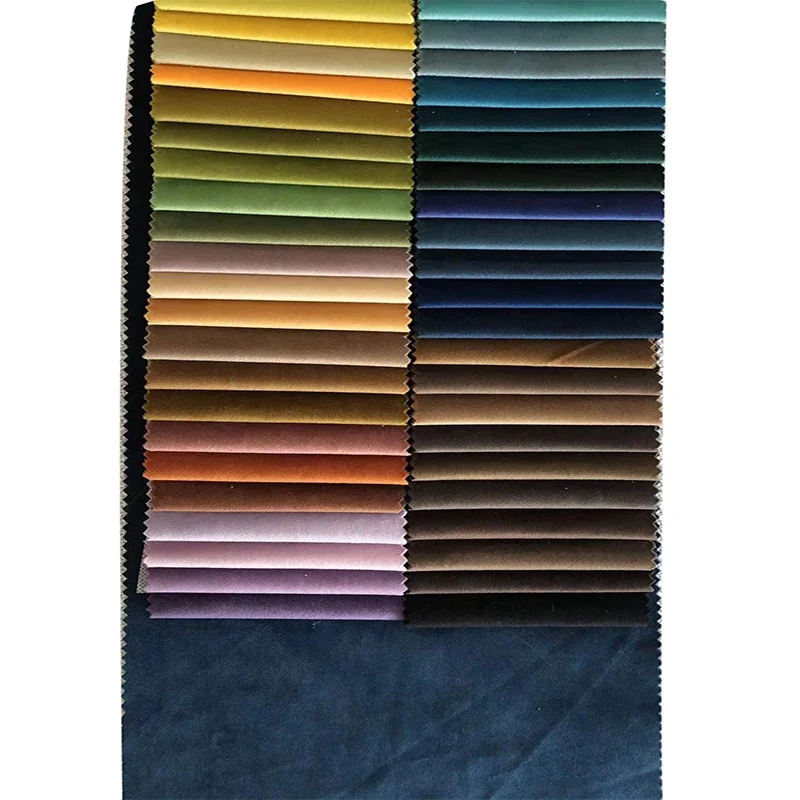 Прямая продажа с фабрики Голландская бархатная ткань связанная трикотажная для дивана домашний текстиль со склада низкая цена