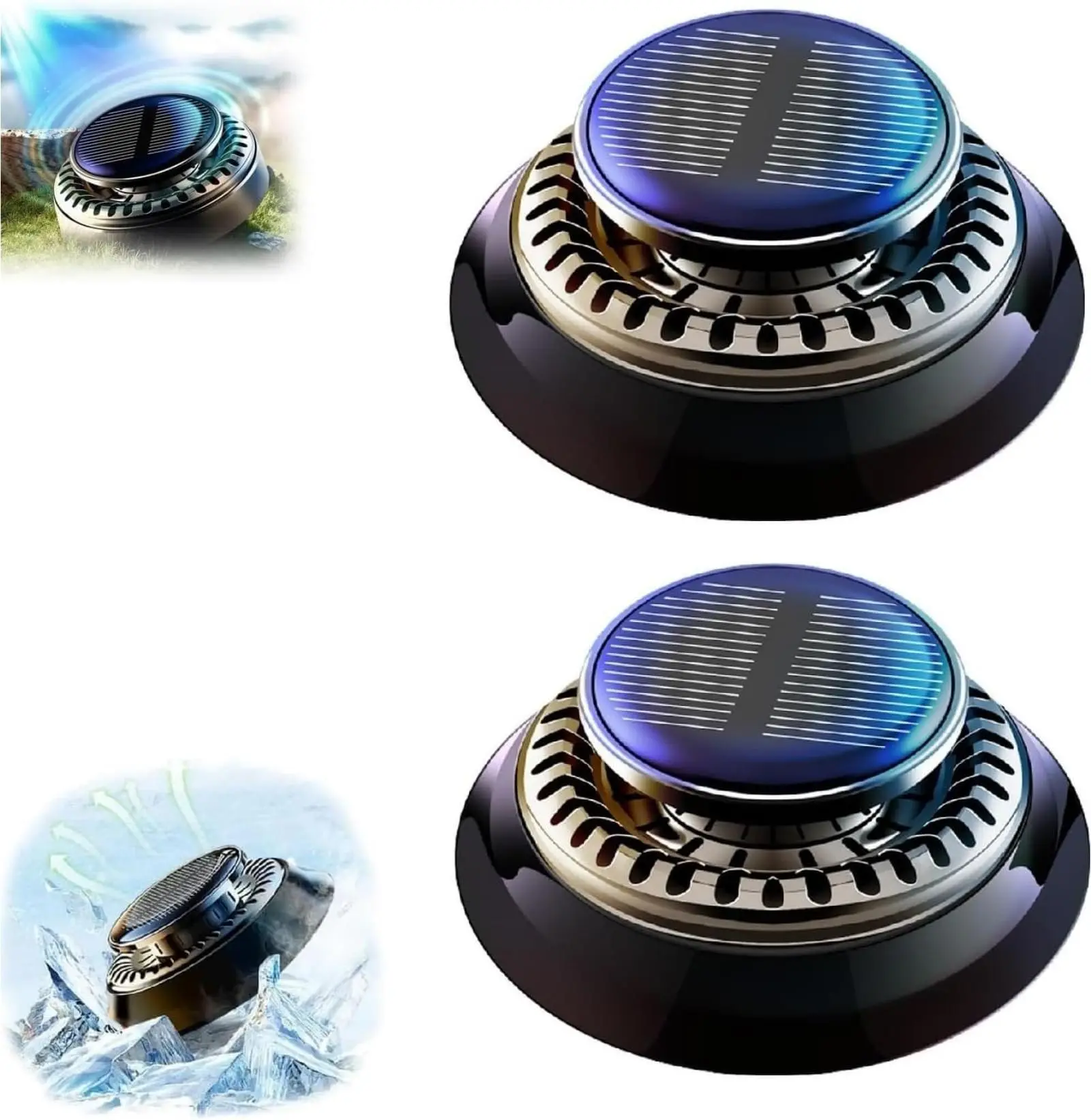 Car Air Freshener Solar Energy Rotating Helicopter Aroma Diffuser Long Lasting Fragrance Perfume  Car Air Freshener Solar Energ