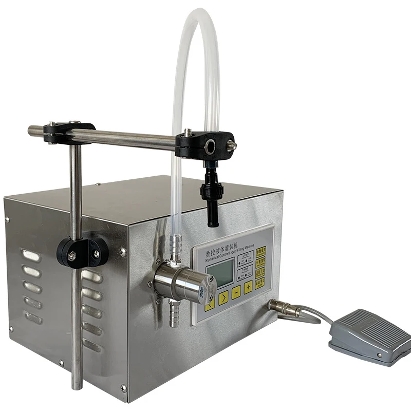 DOVOLL magnetic pump 1 to 220 Liter semi automatic bag in box or pouch filler/wine juice ...equipment aseptic filling machine