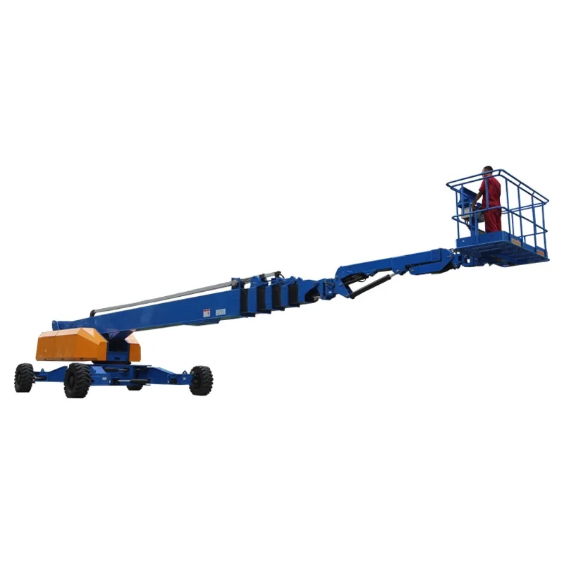 Flexible Towable Articulated Boom Lift with Different Fuels for Diverse Applications