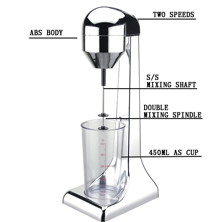 Tiktok SB 102 Kitchenware Frappe Maker Stand Whisk Drink Mixer Coffee Makers Coffee Blender Machine Electric Plastic Push Button