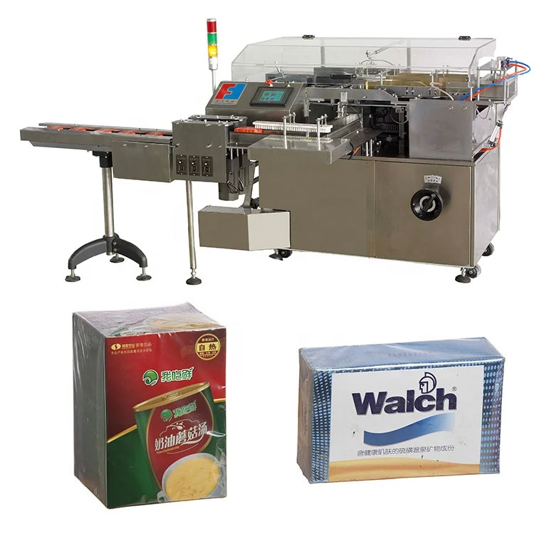 Economic And Popular Automatic Cellophane Packing Bar Soap Wrapping Machine Price