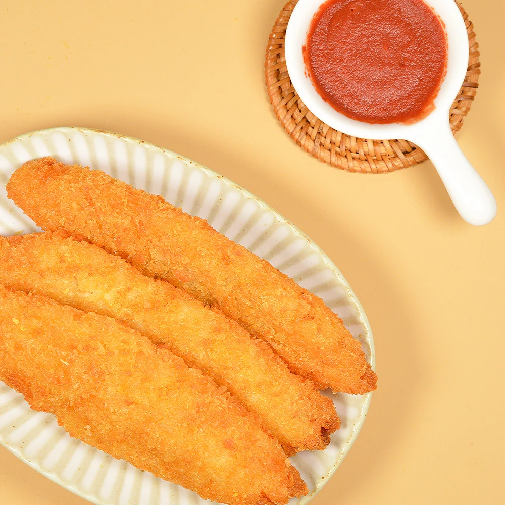 Cheap Price Guaranteed Quality Breaded Sliced Fried Fish Steak Frozen Fresh Fish Fillets Breaded Pollock Fish