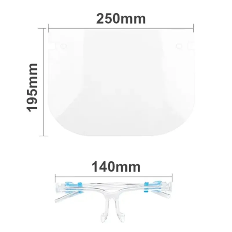
hengde High Quality Plastic Protectiong glasses frame Face Shield 