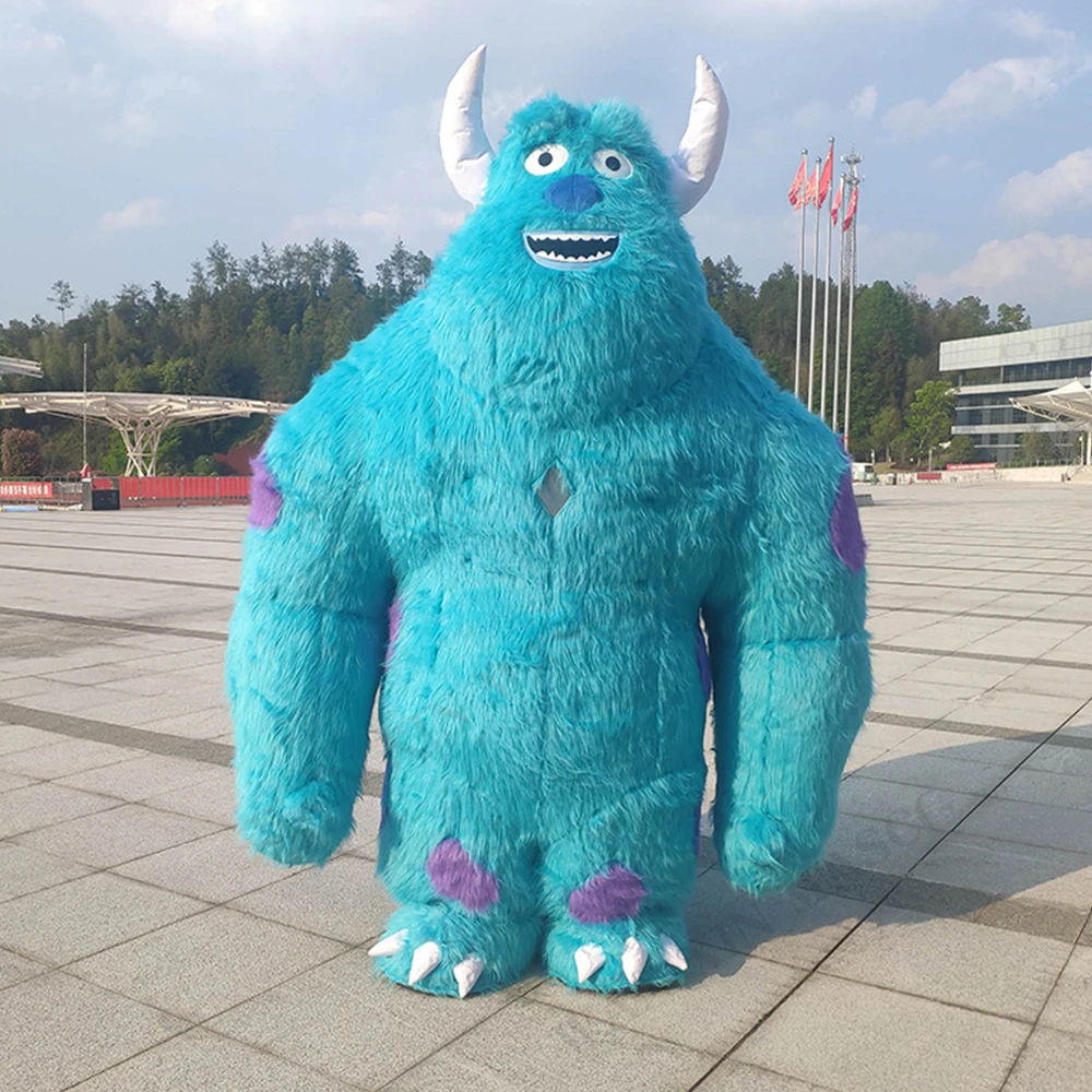 Halloween Furry animal Carnival Walking Dress Suit Fursuit mascot costume  Inflatable  Costume Mascot Adult Gorilla Monkey