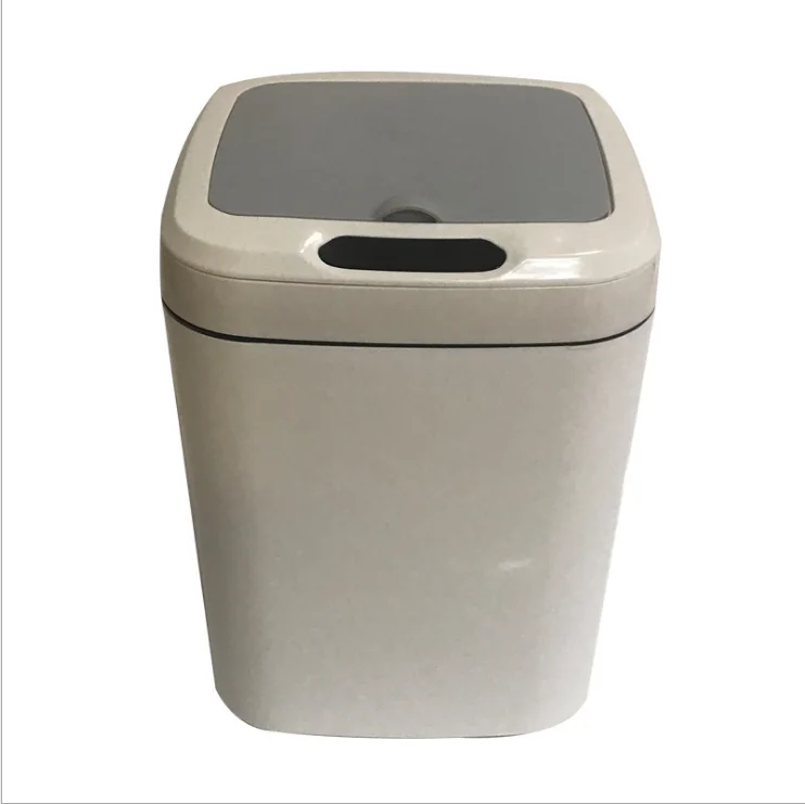 Automatic Touchless Intelligent induction Motion Sensor Kitchen Trash Can Wide Opening Sensor  Plastic Waste Garbage Bin