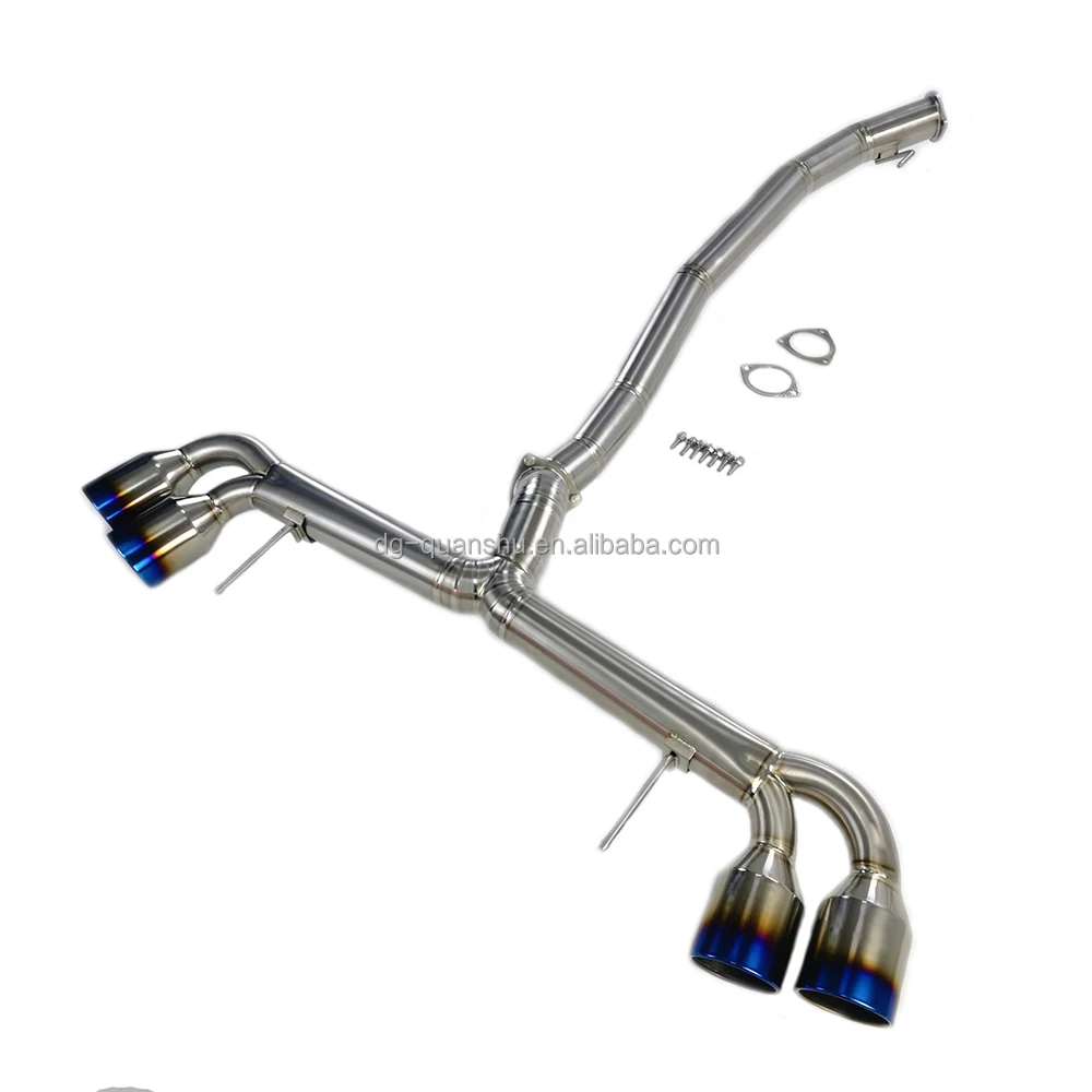 Turbo Exhaust Catback system with Silencer Ypipe for Nissan GT-R R35 Titanium Exhaust