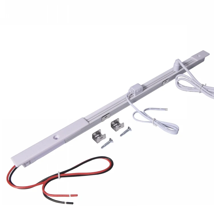  12v24v 2-проводной dc led мини алюминиевый профиль трека система линейный источник направляющей для полки супермаркета трек с входной