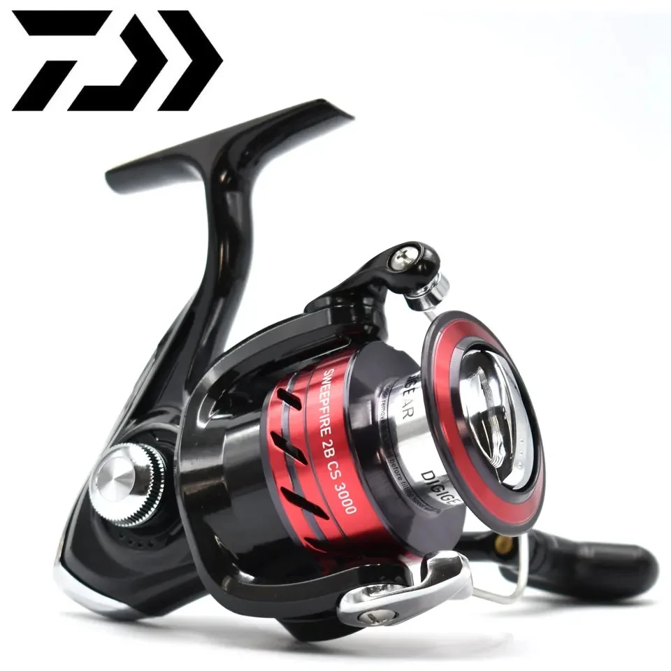 DAIWA SWEEPFIRE CS Спиннинг рыболовная Катушка 1500-5000 жесткая шестерня металлическая катушка для левой руки речное озеро ручей литье мощность 2-8 кг