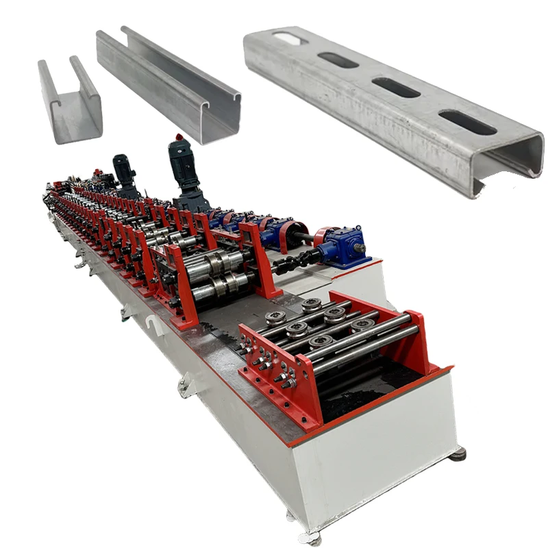 C Z Purlin C U Channel Roll Forming Machine cold forming machine gutter roll forming machine