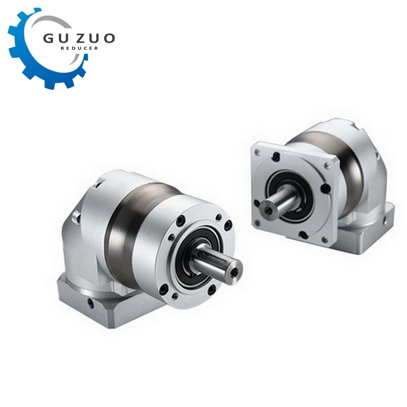 High Performance HLR060 Round Flange Output Reducing Planetary Gearbox With Double Stage Ple060 Ple090 Ple120 Ratio 1:4 1:5