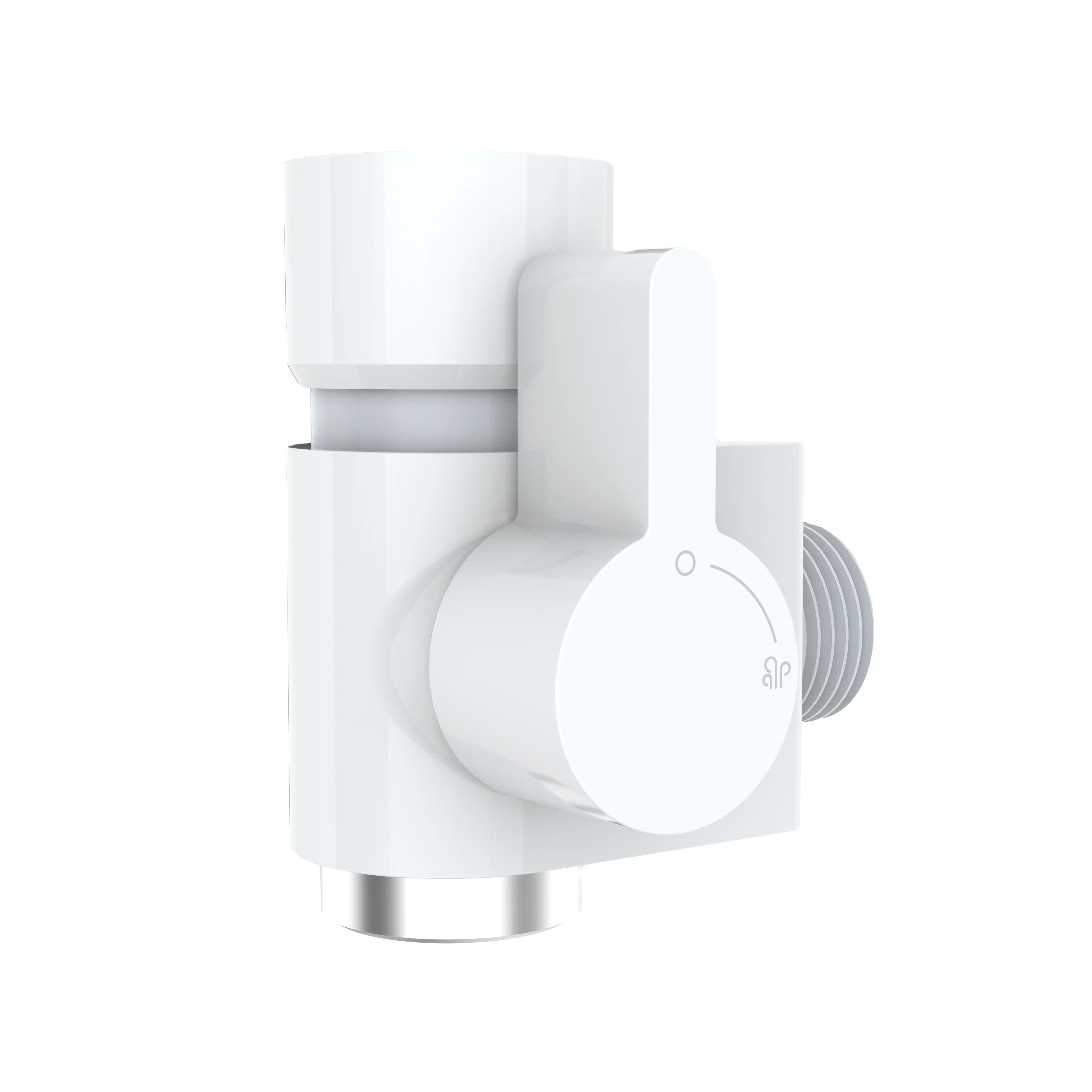 Three-way water value adapter for faucet water filter and tap purifier and water tubes