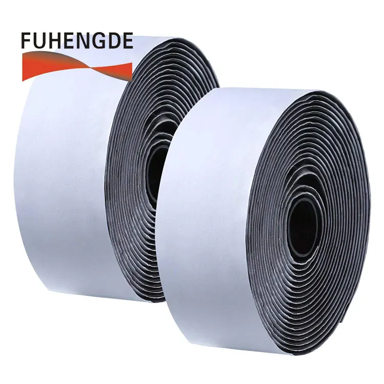 Self Adhesive Hook And Loop Tape OEM Double Sided Width 15 mm 25 m/roll Custom Size  Straps