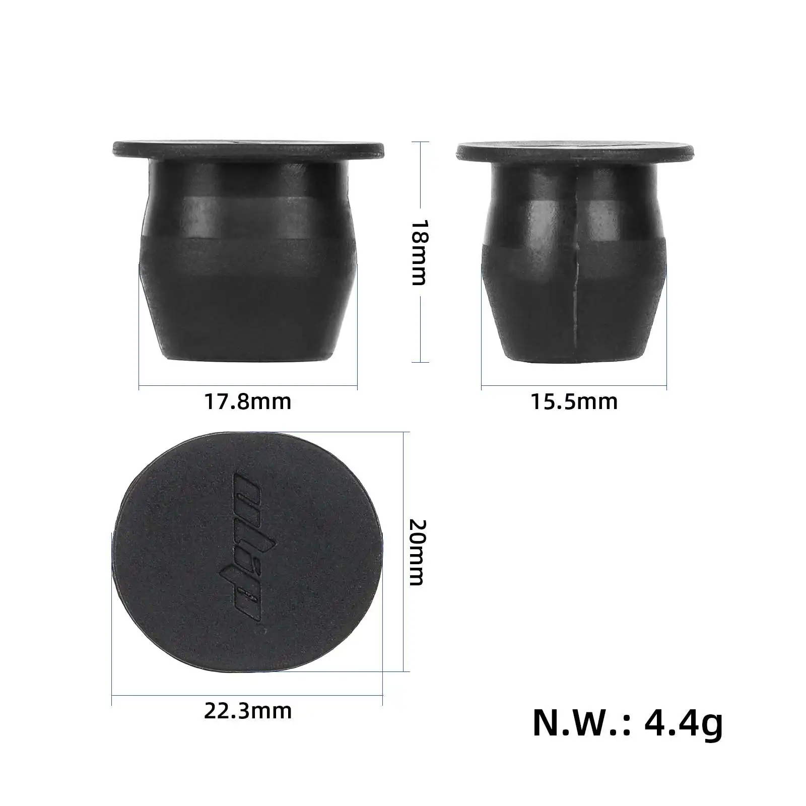 Ulip Fipple Rubber Seal for Rear Wheel No. 4 for Xiaomi 4 Pro Scooters Air Vent Plug for Motor Front Wheel Electric Scooter Part