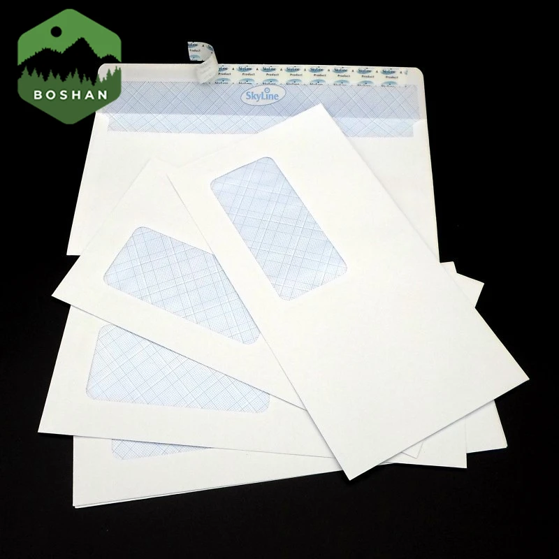 Self Seal Number 10 Single Right PVC Window Envelopes With Security Lining Designed for Documents