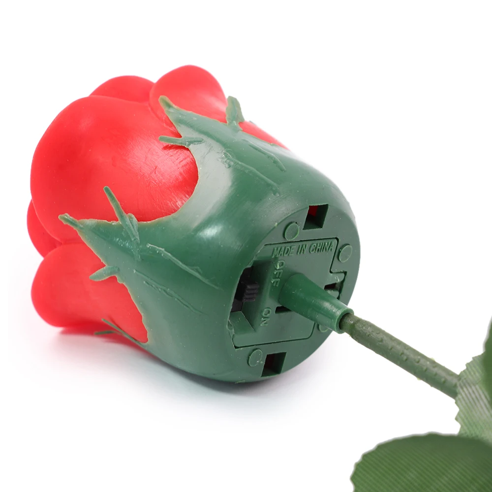 
Promotional Plastic LED Rose Flower for Party or Lovers Gift 