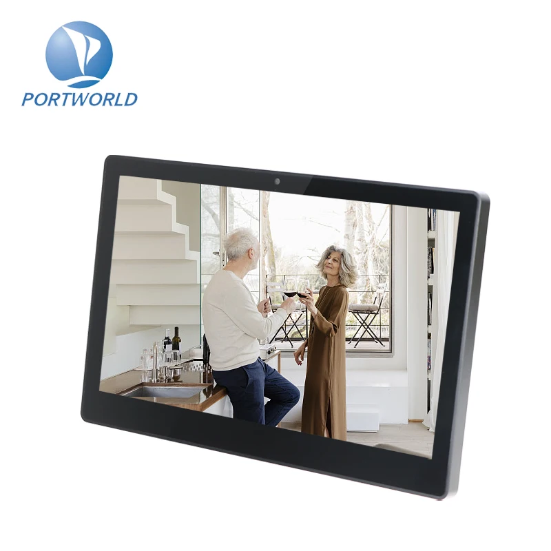 11.6 inch wall mount POE Tablet RJ45 power Android advertising display