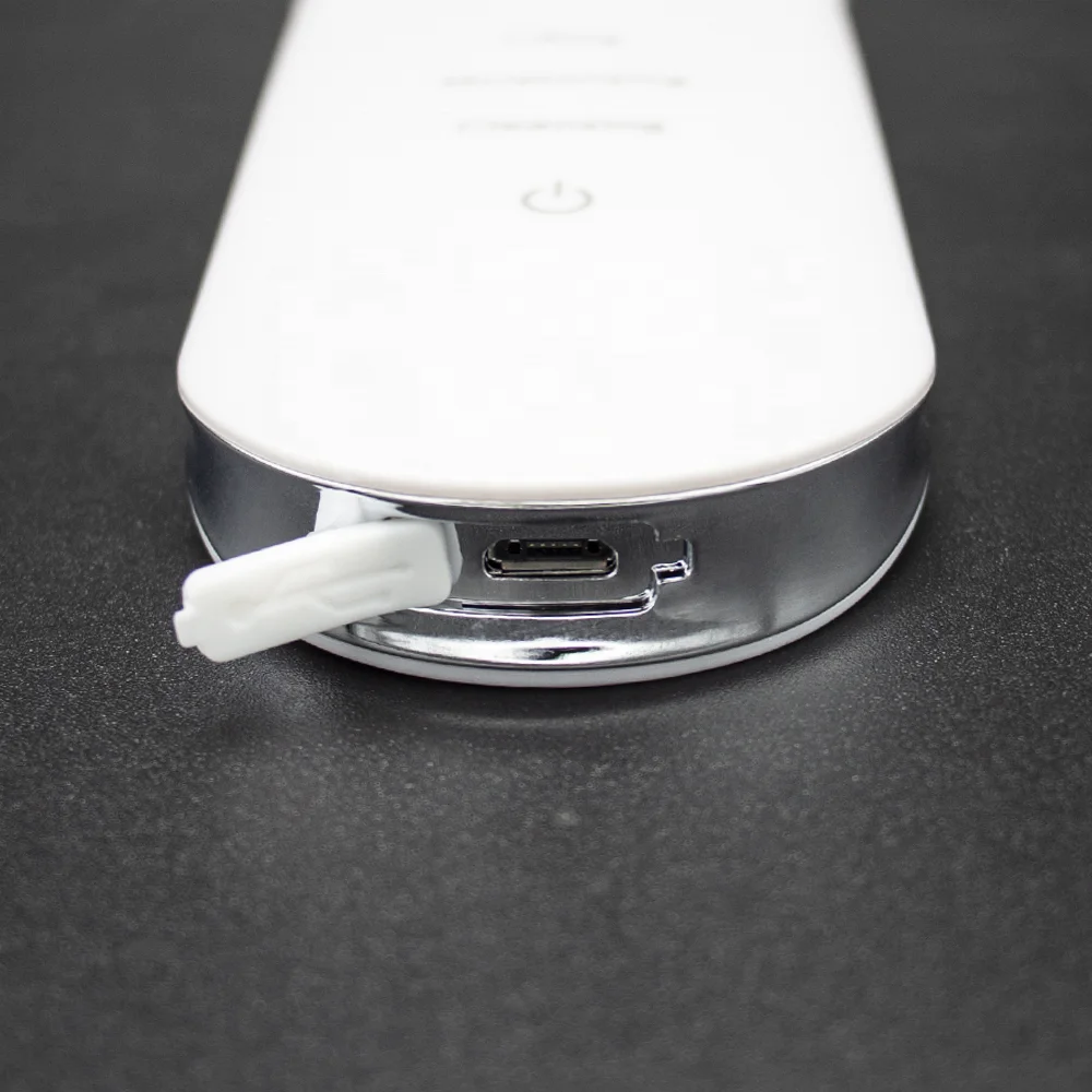 Pore Cleansing Peeling Portable Skin Spatula Facial Scrubber Silicone Facial Scrubber Ultra Sonic Skin Scrubber