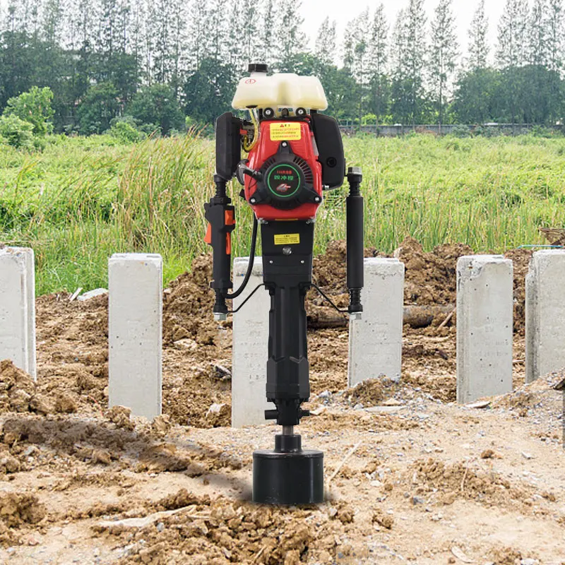 Best Selling High Efficiency Petrol Fence Knocker Post Driver Lightweight 4 Stroke High Quality New Motor Engine Pile Drivers