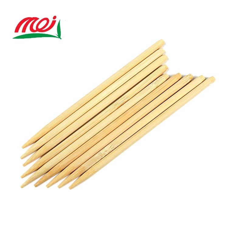 Wholesale 6mm Diameter Well Polished Flexible Round Disposable Bbq Bamboo Stick