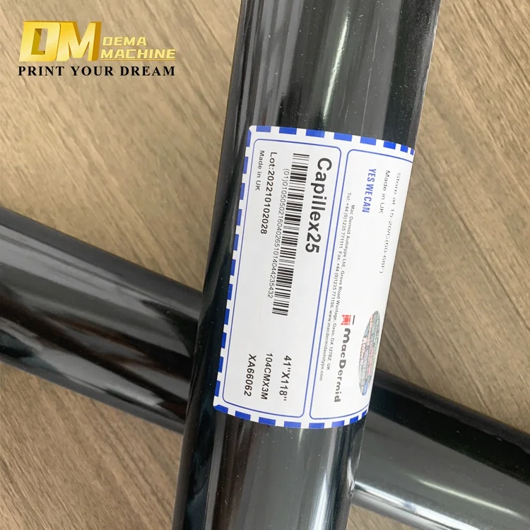 DM Multi color heat Transfer Pet Film Roll Paper water transfer printing films For Pet Film Roll