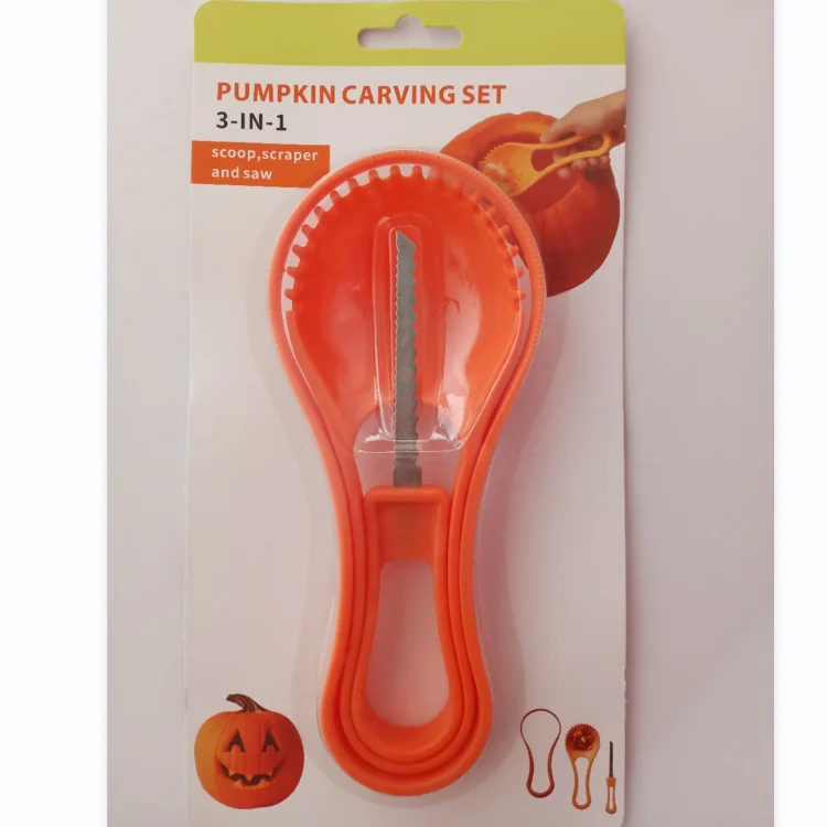 Free Shipping 2022 Halloween Pumpkin Cutting Set Pumpkin Carving Tools Kit