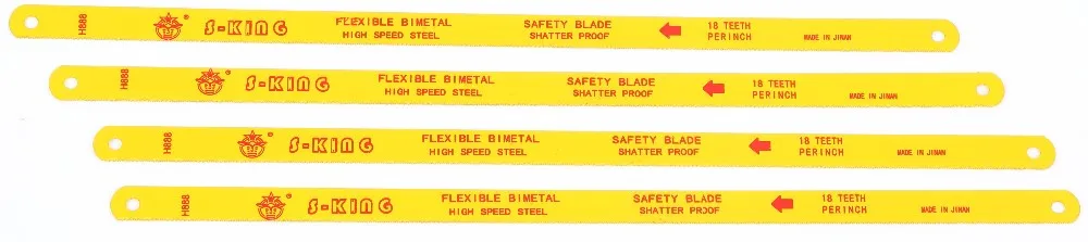 High Quality Alloy Steel High Speed 300x12.5mmx18T BI-metal Hacksaw Blade for Cutting Stainless Steel