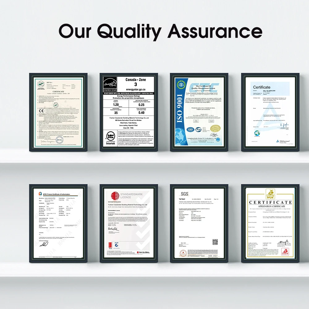 CASALANDER Office Design Soundproof Hinged Door Aluminium Alloy Profile Glass Partition Walls