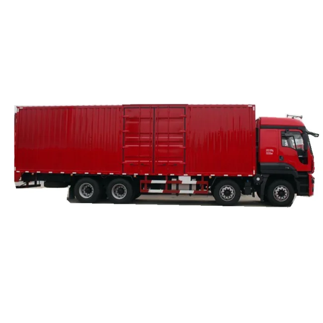 New Heavy JMC Cargo Van Truck/18 Ton Capacity Load 60 Cubic Meter Euro 5 Emission Standard Lorry Delivery Truck For Sale