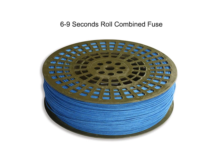 Professional fire cracker fire works combined roll fuse rope